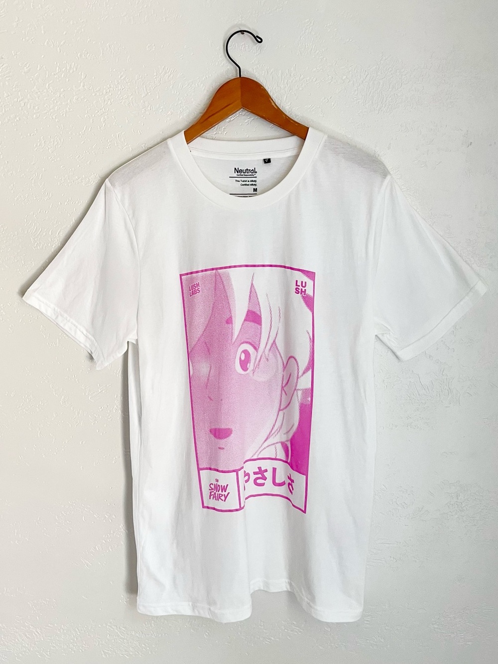 New Lush Labs Tokyo Snow Fairy Anime Shirt
